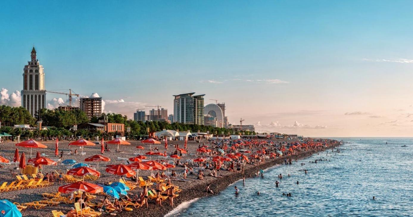 Batumi Orbi City Sea View Apartment Bagian luar foto